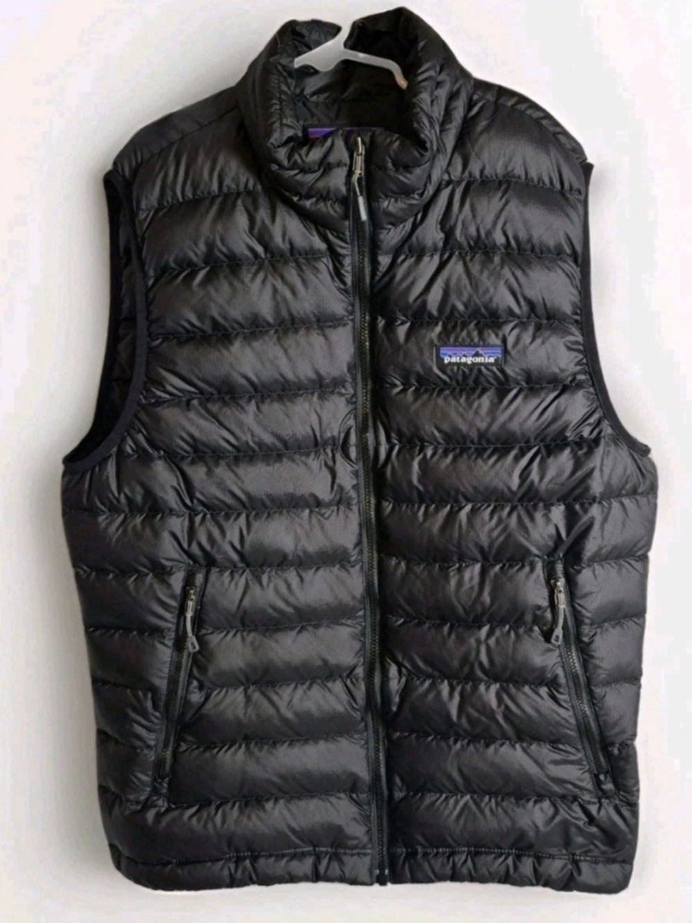 Patagonia Black Down Sweater Vest Small Gorpcore Minimalist Layering Puffer